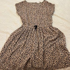 Girls H&M Leopard print dress